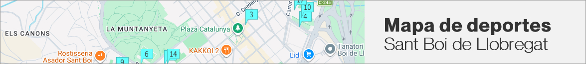 Mapa de equipamientos de Sant Boi de LLobregat