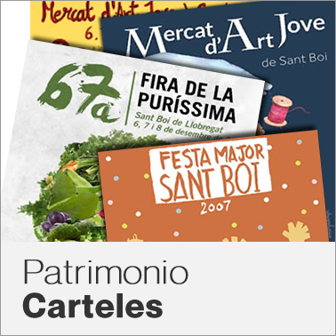 Carteles de Sant Boi de Llobregat, barcelona