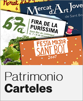 Carteles de Sant Boi de Llobregat, barcelona